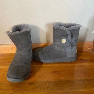 Grey Bailey Button Uggs